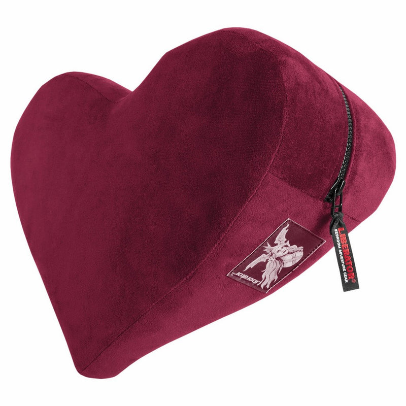 Decor Heart Wedge, Merlot Velvish