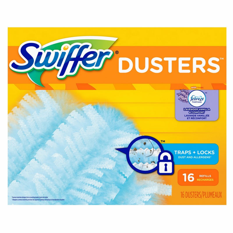 Swiffer 180 Dusters Refills with Febreze Lavender Vanilla & Comfort Scent 16 Count