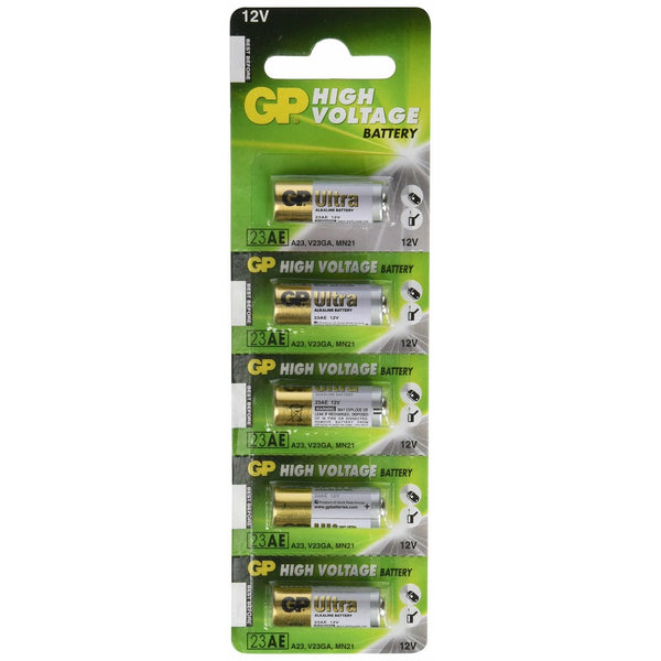 GP High Voltage Alkaline Batteries - 23 AE 12V (pack of 20)