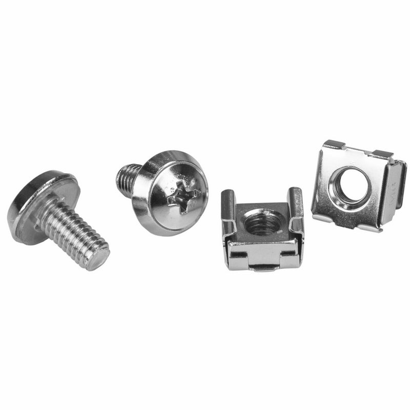 StarTech.com 100 Pkg M6 Mounting Screws and Cage Nuts for Server Rack Cabinet