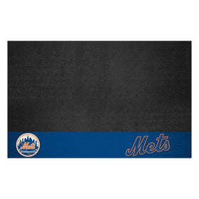 Fanmats MLB New York Mets Vinyl Grill Mat