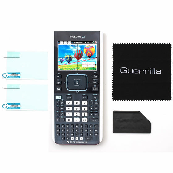 Guerrilla Military Grade Screen Protector 2-Pack For TI Nspire CX & CX CAS Graphing Calculator