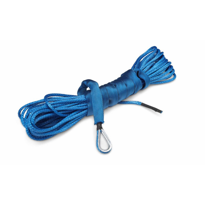50 ft AmSteel-Blue Synthetic ATV/UTV Winch Cable/Rope - BLUE