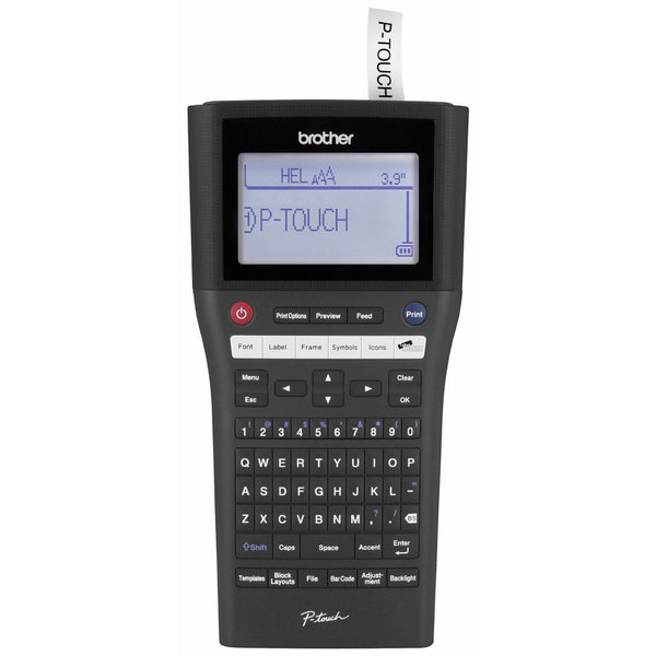 Brother P-touch, PTH500LI, PC-Connectable Label Maker, Rechargeable Portable Labeler, One-Touch Formatting, Brother Vivid Bright Display, Black