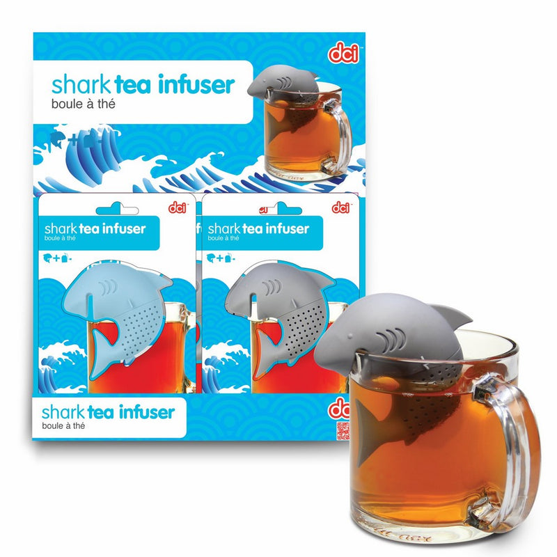 DCI Shark Tea Infuser, Blue or Grey Assortment, Set of 1