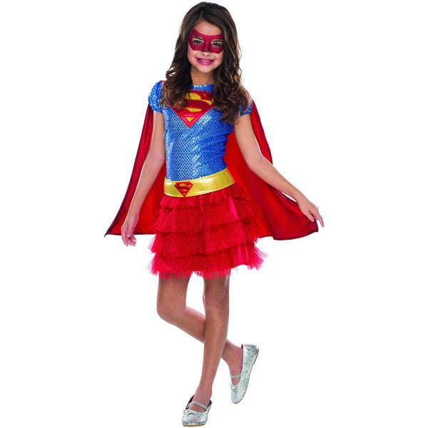 Rubie's Costume DC Superheroes Supergirl Sequin Child Costume, Medium