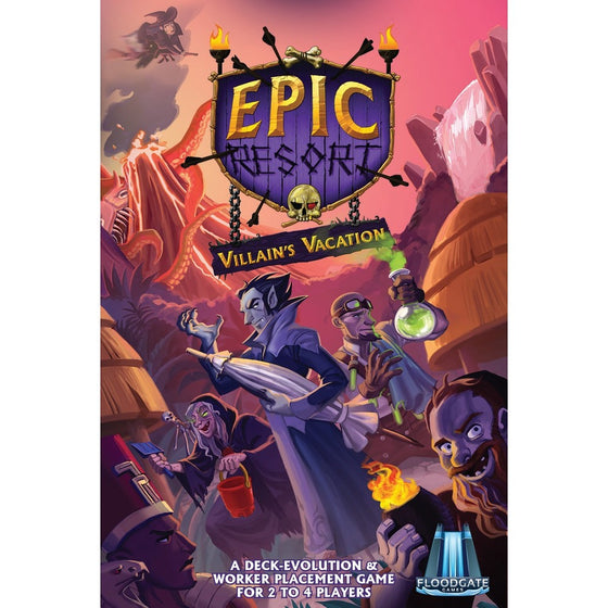 Epic Resort: Villain's Vacation Board Game