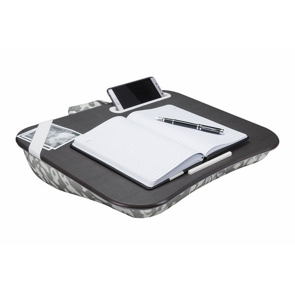 LapGear Designer Lap Desk,- Gray Damask (Fits up to17.3" Laptop)