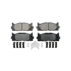 Wagner QuickStop ZD1293 Ceramic Disc Pad Set Includes Pad Installation Hardware, Front