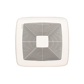 Broan QTXE080 Ultra Silent Bath Fan, 80 CFM, White Grille
