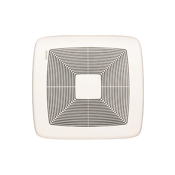 Broan QTXE080 Ultra Silent Bath Fan, 80 CFM, White Grille