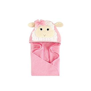 Hudson Baby Animal Hooded Towel, Little Lamb, 33''x33''