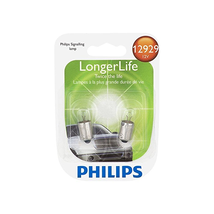 Philips 12929LLB2 12929 LongerLife Miniature Bulb, 2 Pack