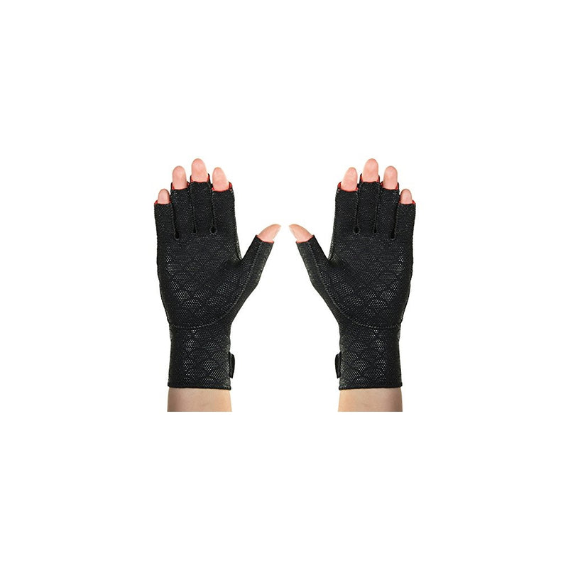 Thermoskin Premium Arthritic Gloves Pair, Black, X-small