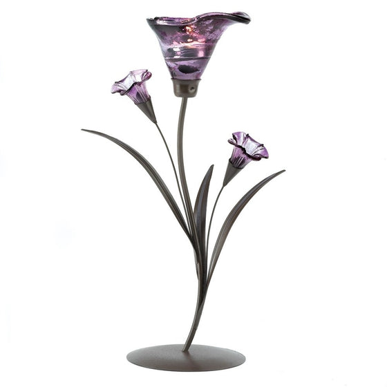 Gifts & Decor Twilight Bloom Tealight Candle Holder Stand Centerpiece