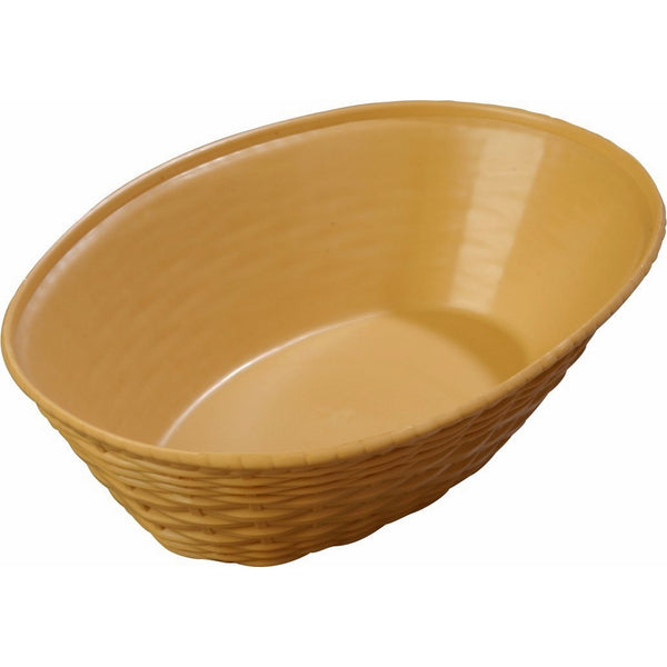 Carlisle 650467 Straw 1.1 Quart WeaveWear Oval Basket (Case of 12)