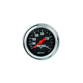 Auto Meter 2433 Traditional Chrome Mechanical Water Temperature Gauge