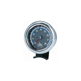 Equus 6078 Chrome Bezel Tachometer - Measures 3 3/8-Inches