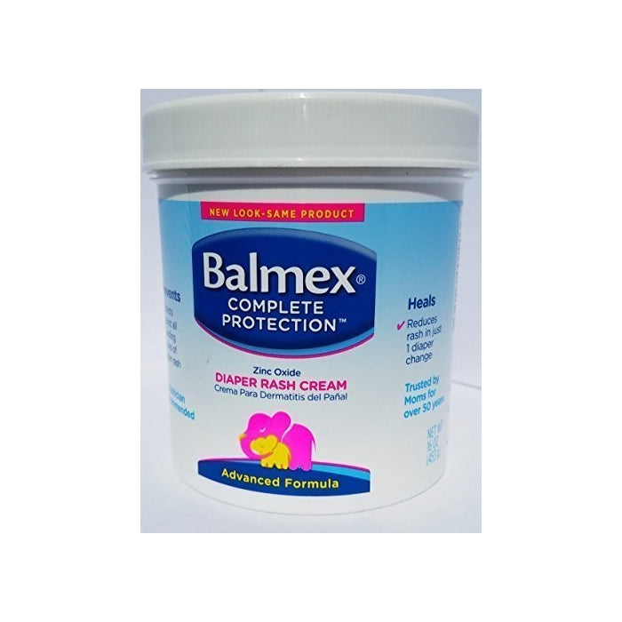 Balmex Diaper Rash Cream With Zinc Oxide 16 oz (Pack of 3)