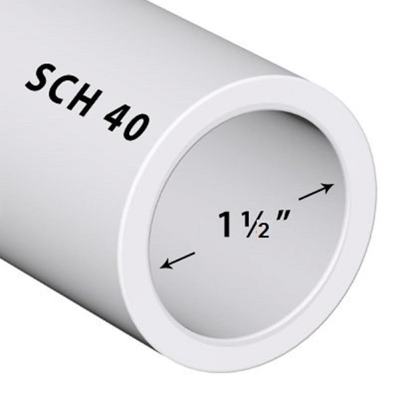 1/2x2 SCH40 PVC Pipe
