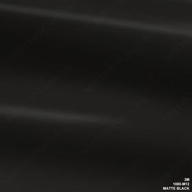 3M 1080 M12 MATTE BLACK 5ft x 1ft (5 Sq/ft) Car Wrap Vinyl Film