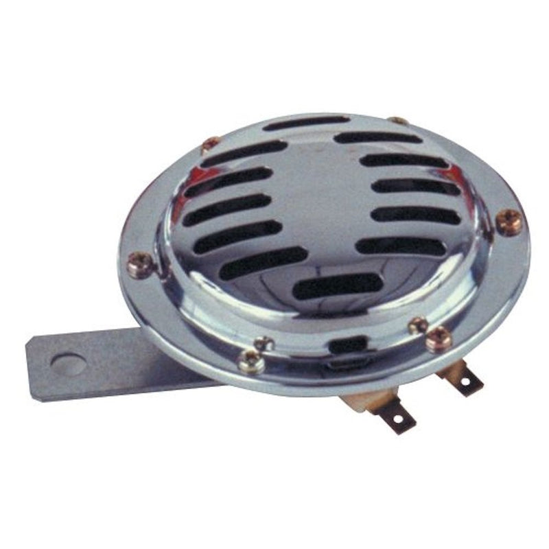 Wolo (275-2T) Chrome Disc Horn - 12 Volt, High Tone