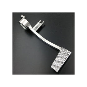 XKH-Motorcycle Silver Unfoldable Rear Brake Pedal Foot Lever For 2006-2014 Suzuki GSXR 600 750 / 2005-2015 Suzuki GSXR 1000