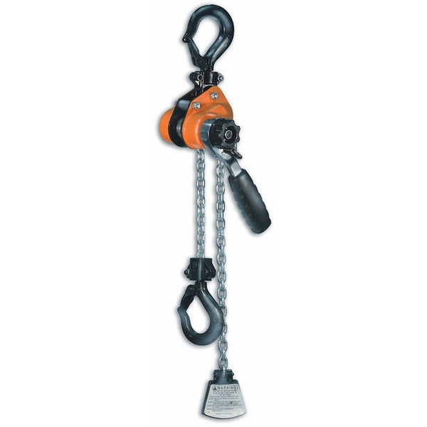 CM 603 Series Mini Ratchet Lever Chain Hoist, 6-3/8" Lever, 1100 lbs Capacity, 5' Lift Height