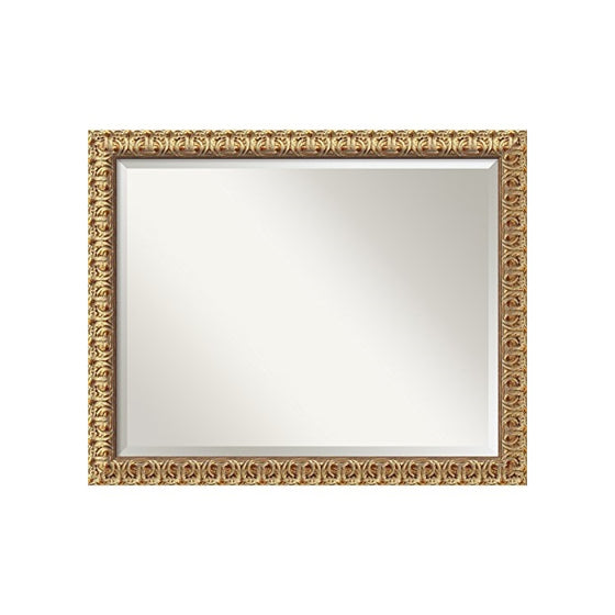 Amanti Art 32" x 26" Florentine Gold Wall Mirror, Large