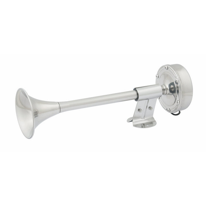 AFI 10010 Marine Compact Single Trumpet Deck Electric Horn (12-Volt)