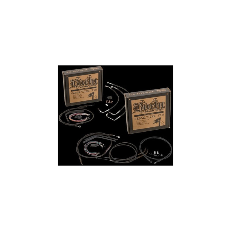 BURLY B30-1040 Cable/Brake Line Kit for 14" Height Apehanger Handlebars