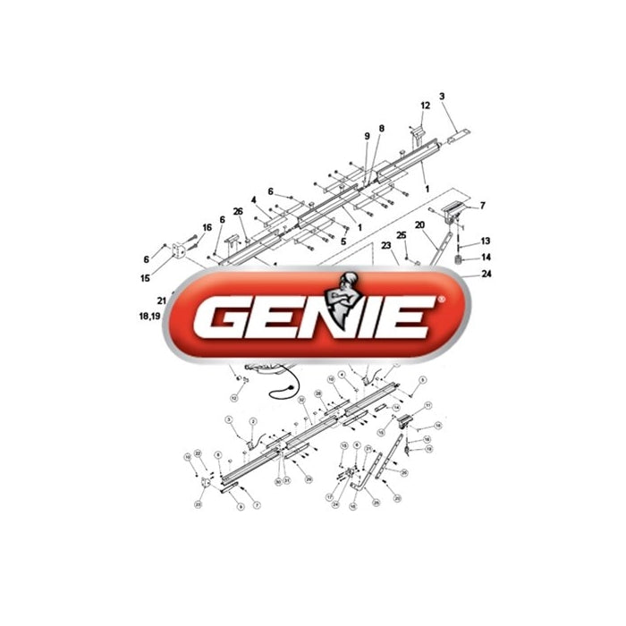 Genie 37857R.S Garage Door Opener Tensioner Assembly Genuine Original Equipment Manufacturer (OEM) part for Genie