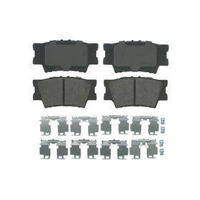 Wagner QuickStop ZD1212 Ceramic Disc Pad Set Includes Pad Installation Hardware, Rear