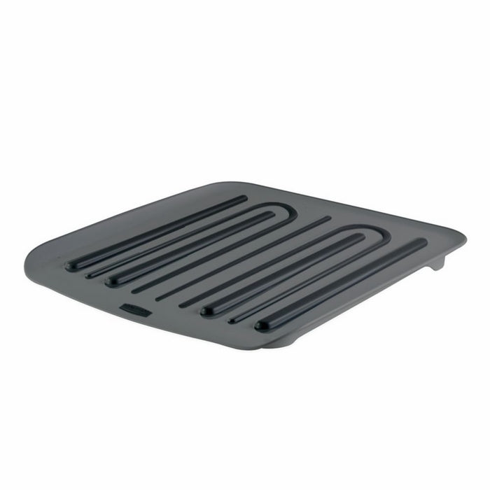 Rubbermaid Dish Drainer Tray, Plastic, Black, 1938748