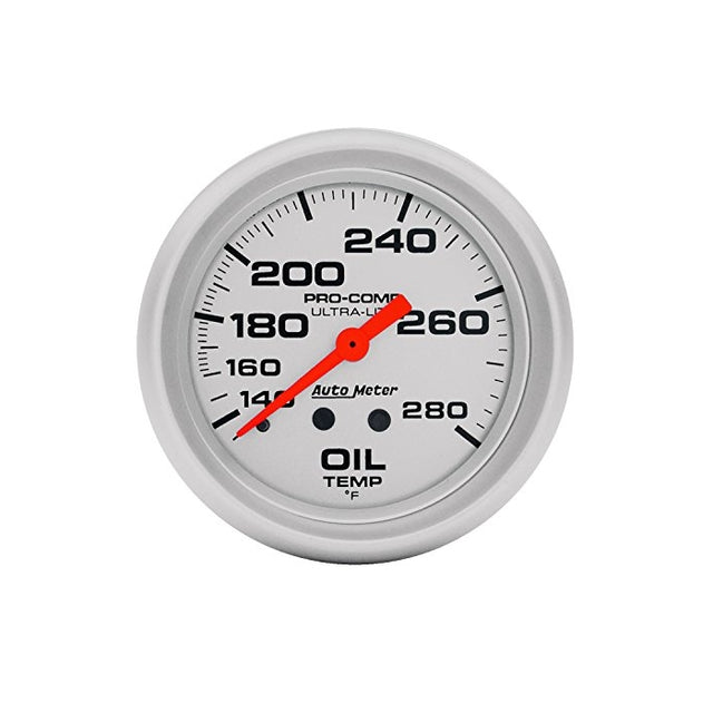 Auto Meter 4441 Ultra-Lite Mechanical Oil Temperature Gauge