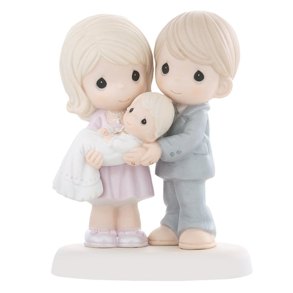 Precious Moments Grow In The Light Of His Love, Bisque Porcelain Figurine, 830014