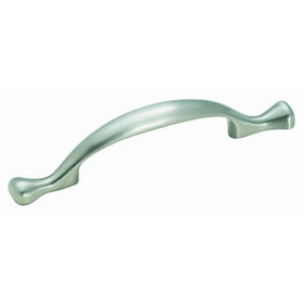 Amerock 174G10 Metal Finishes Pull Traditional Footed Satin Nickel, 3-Inches Center to Center