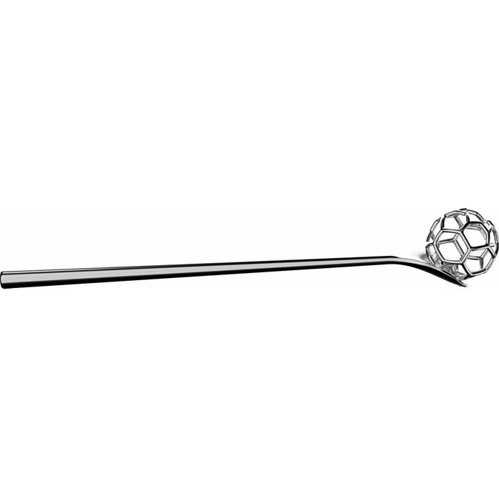 Alessi "acacia" Honey Dipper in 18/10 Stainless Steel Mirror Polished, Silver