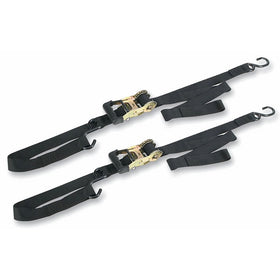 Ancra 49970-102 Black Big Bike Gradual Release Ratcheting Integra Tie Down - Pair