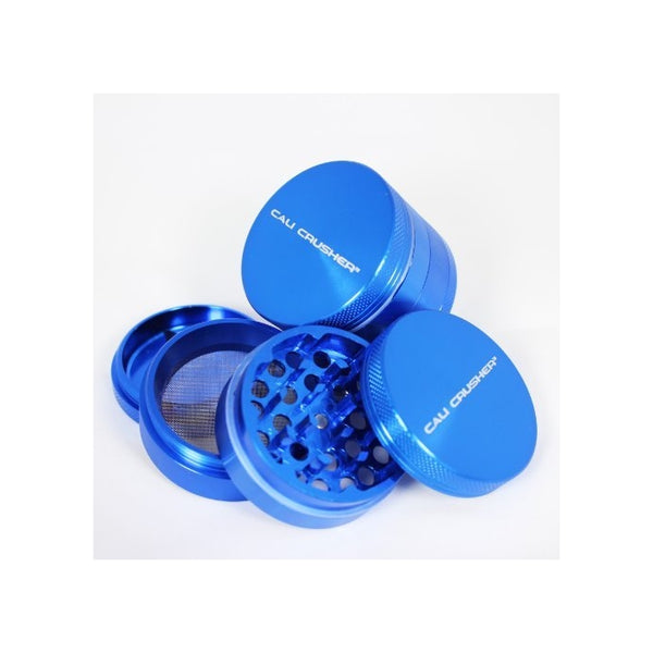 Cali Crusher Herb Grinder 4 Piece Blue