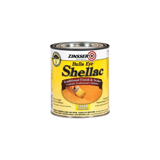 Rust-Oleum Zinsser 304H 1-Quart Bulls Eye Clear Shellac