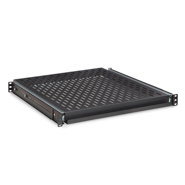 1U 20" Vented Rack Mountable Sliding Shelf