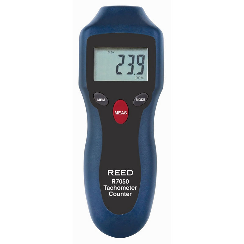 REED Instruments R7050 Compact Photo Tachometer and Counter