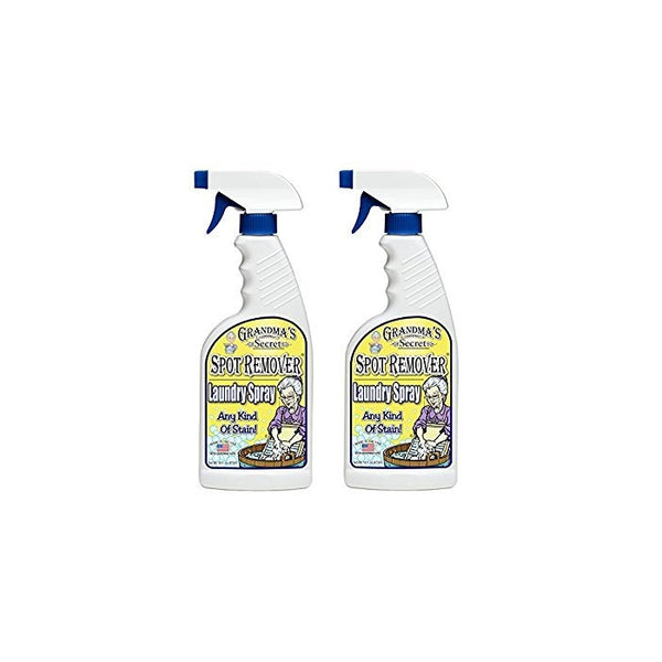 2 Pack of Grandma's Secret Spot Remover Laundry Spray, 16 fl oz each