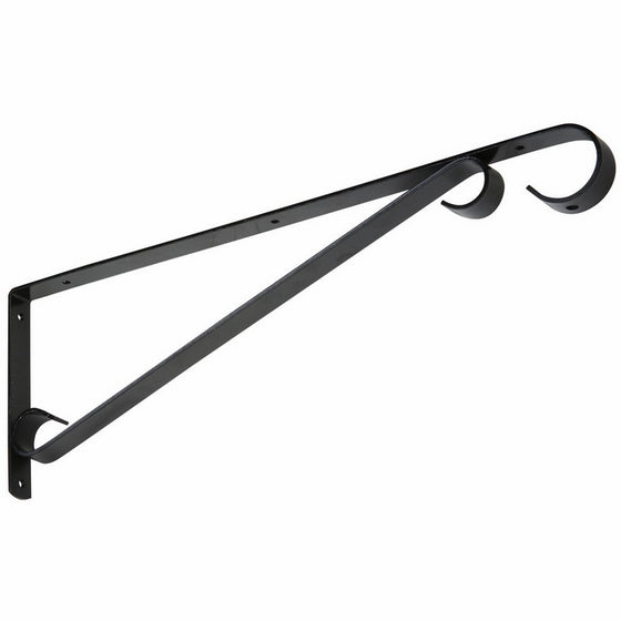 National Hardware N274-621 V2656 Plant Brackets/Sign Holders in Black, 15"