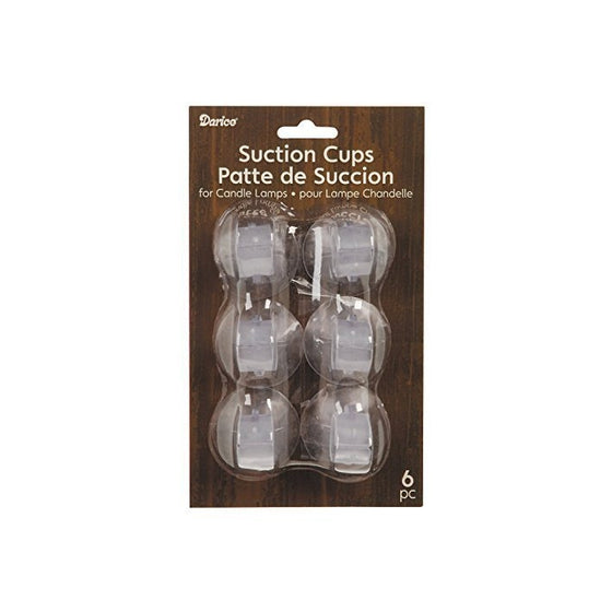 Darice 2445-96 Suction Cup for Candle Lamps (12 Suction Cups)