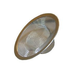 LASCO 03-1382 304 Stainless Steel Mesh Shower Drain Strainer with Chrome Plated Ring