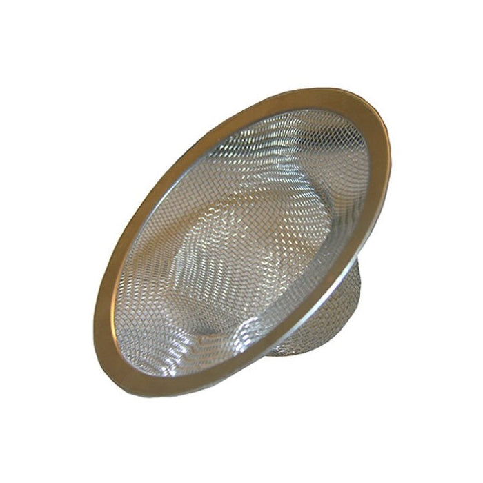 LASCO 03-1382 304 Stainless Steel Mesh Shower Drain Strainer with Chrome Plated Ring