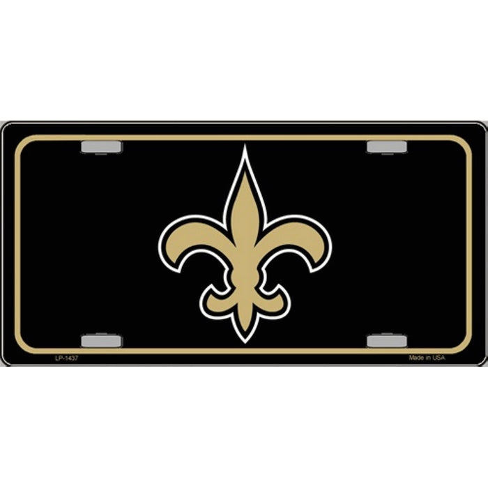 Smart Blonde LP-1437 Fleur de lis Metal Novelty License Plate