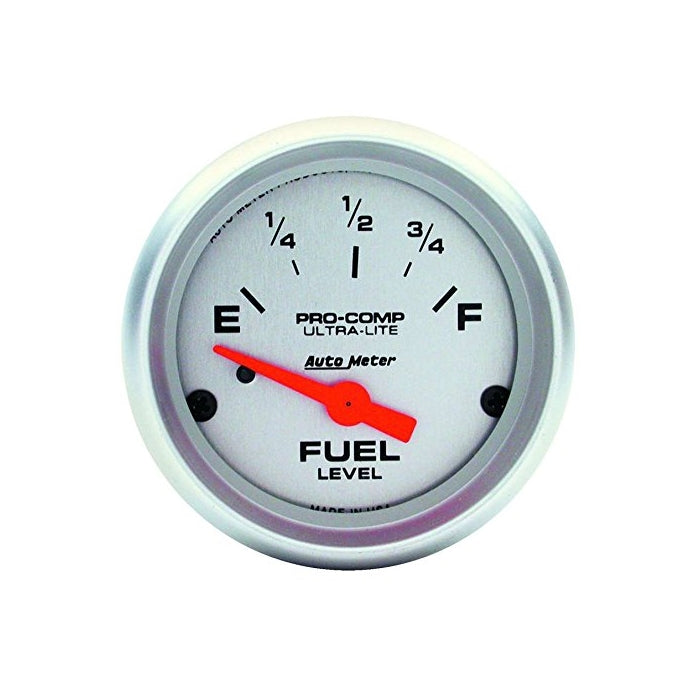 Auto Meter 4319 Ultra-Lite 2-1/16" Electric Fuel Level Gauge (Empty/Full, 52.4mm)